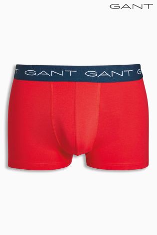 Gant Red/Grey/Navy Boxers Three Pack